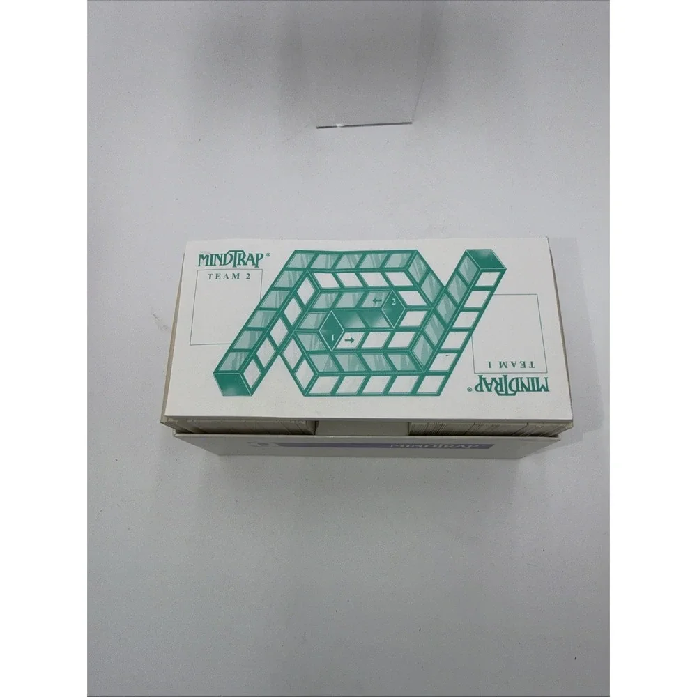 Mindtrap Board Game 1996 Pressman Puzzles Mysteries Open Complete‎